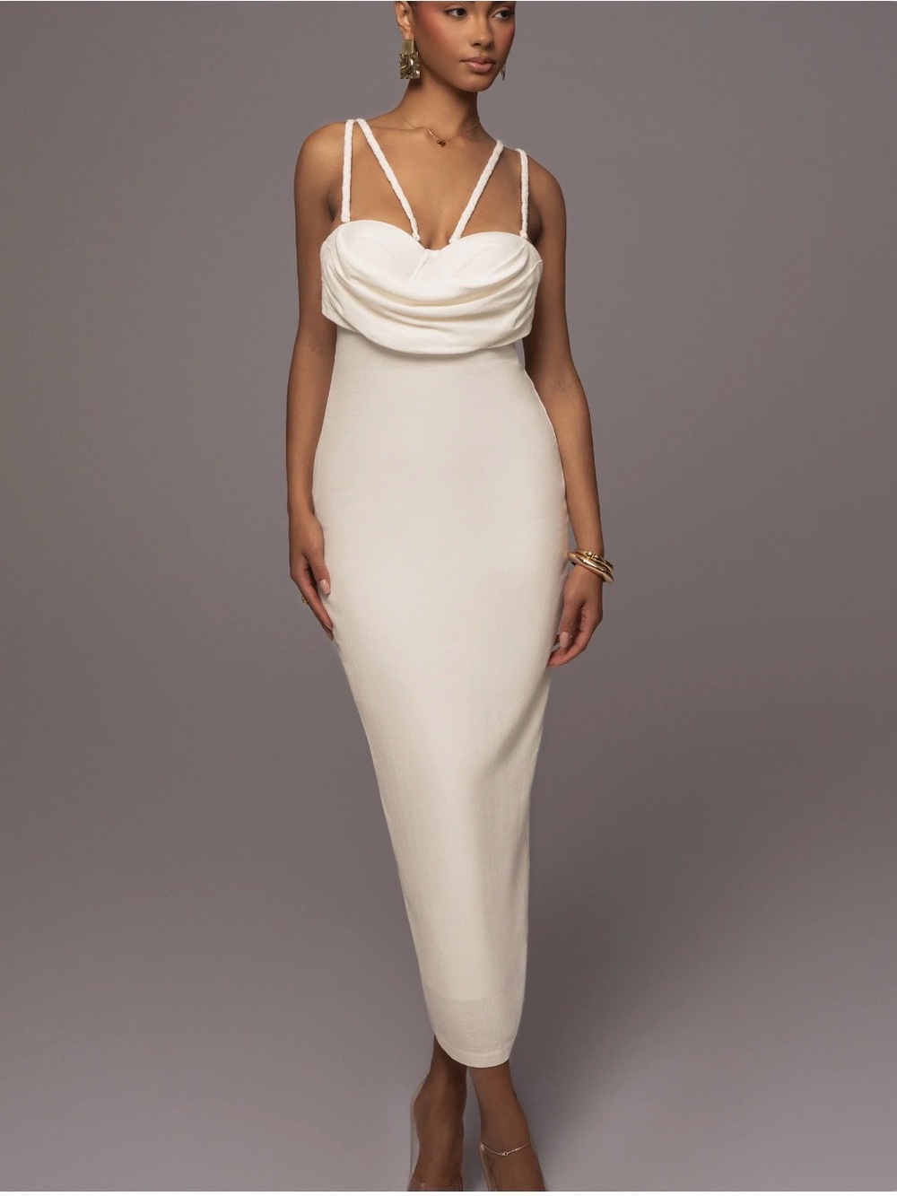 Ivory linen Dress